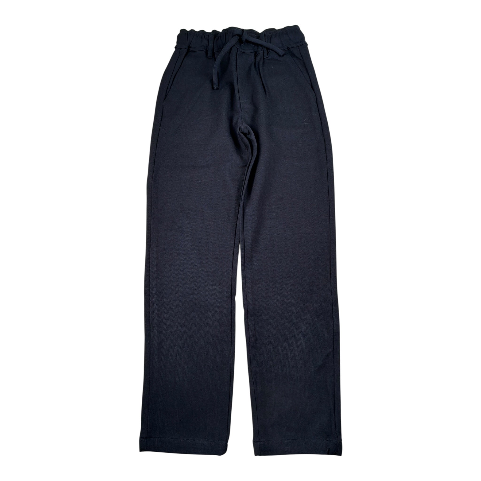 Please Pantalone tinta unita con Elastico In Vita Blu per Bambino PE75172B78 BLU PLEASE 
