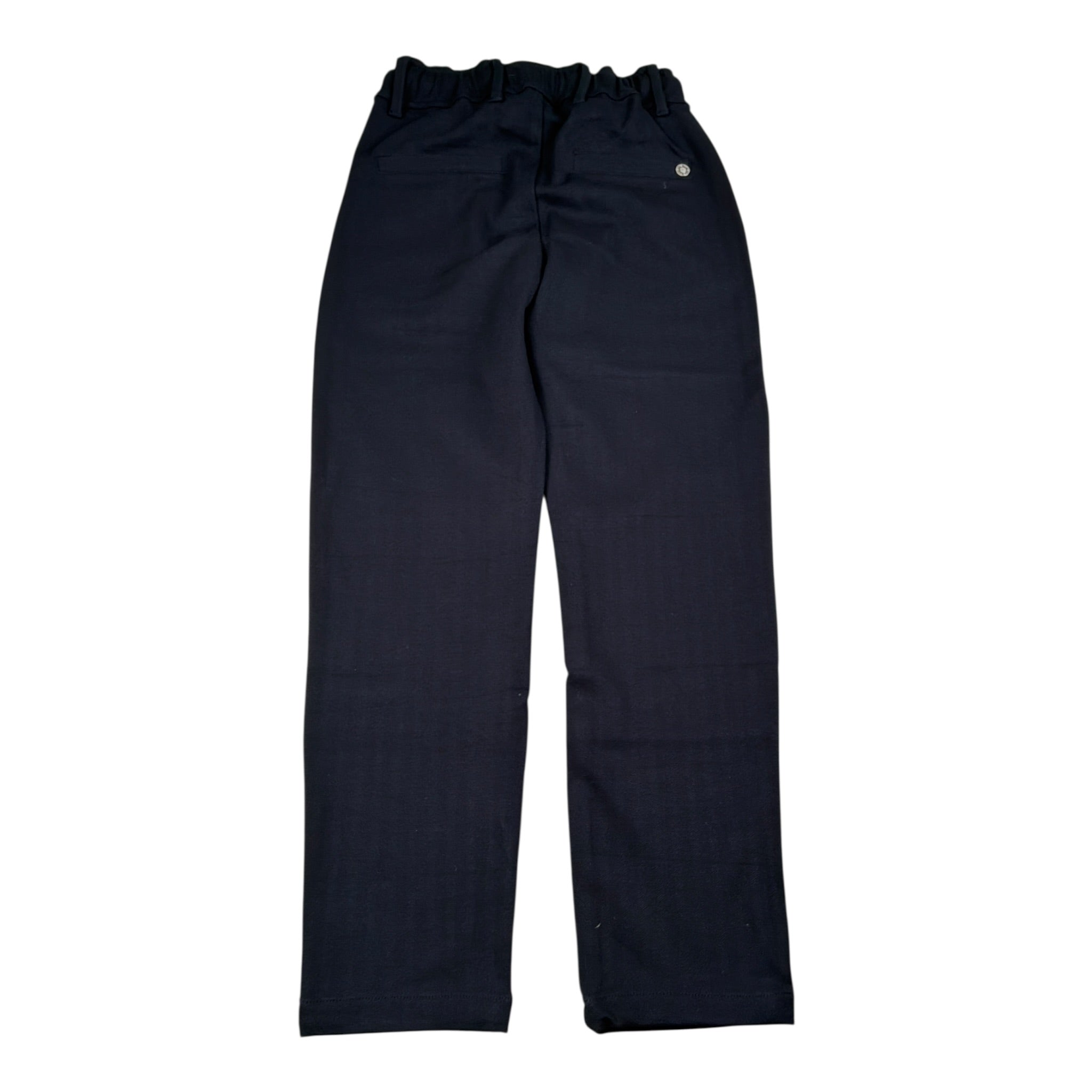 Please Pantalone tinta unita con Elastico In Vita Blu per Bambino PE75172B78 BLU PLEASE 