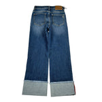 Please Jeans tinta unita con Girovita Regolabile Blu per Bambina PH04012G78 BLU PLEASE 