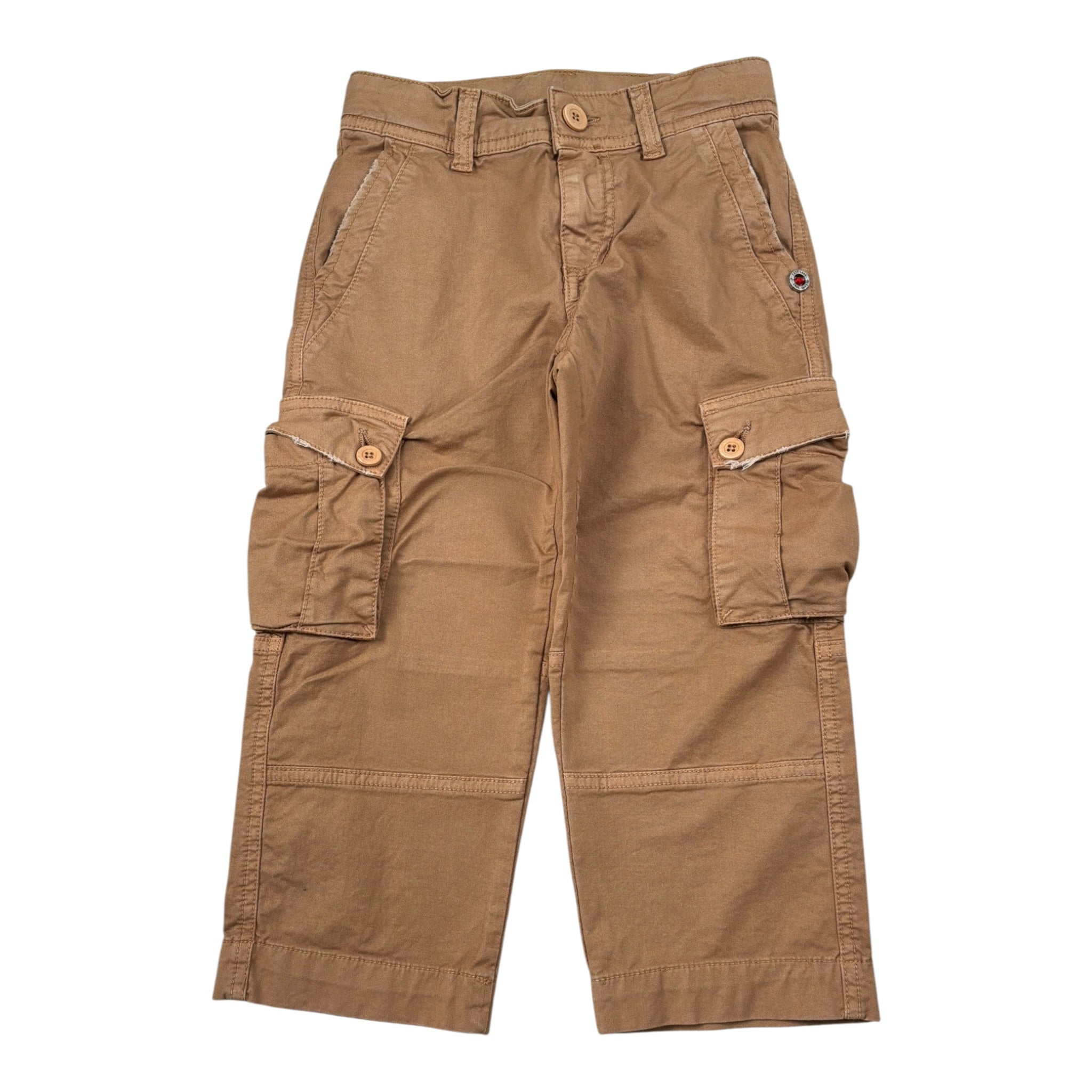 Please Pantalone tinta unita con Elastico In Vita Cammello per Bambino PH1932B72 CAMMELLO PLEASE 