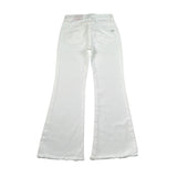 Please Pantalone tinta unita Modello A Zampa Bianco per Bambina PHC6132G73 BIANCO PLEASE 