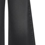 Please Jeans tinta unita Modello A Palazzo Nero per Bambina PHR4012G78 NERO PLEASE 