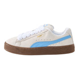 Puma Sneakers tinta unita con Lacci Beige per Bambino 396577X BEIGE PUMA 