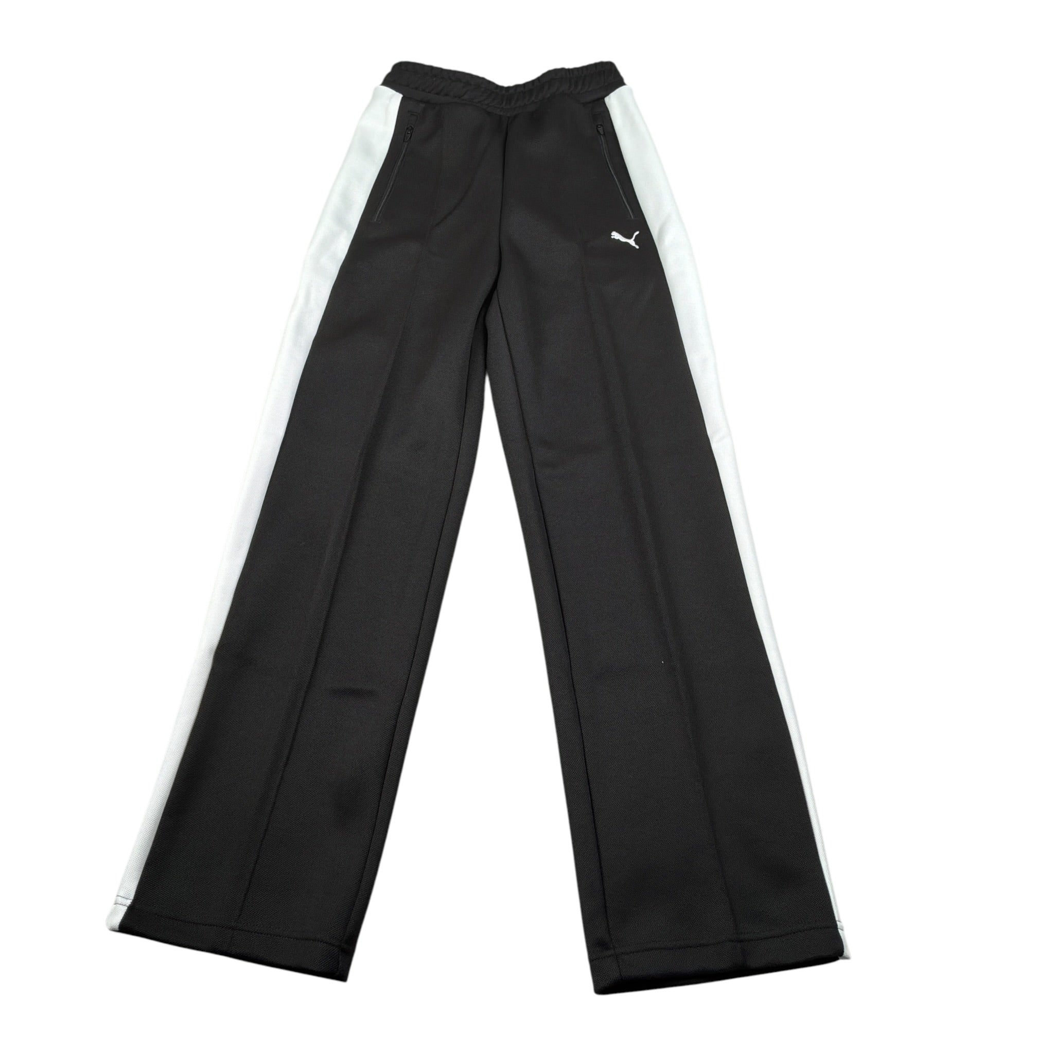 Puma Pantalone tinta unita con Logo Nero per Bambina 629797 NERO PUMA 