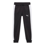 Puma Completo 2 Pezzi Felpa-Pantalone tinta unita Nero per Bambina 633777 NERO PUMA 