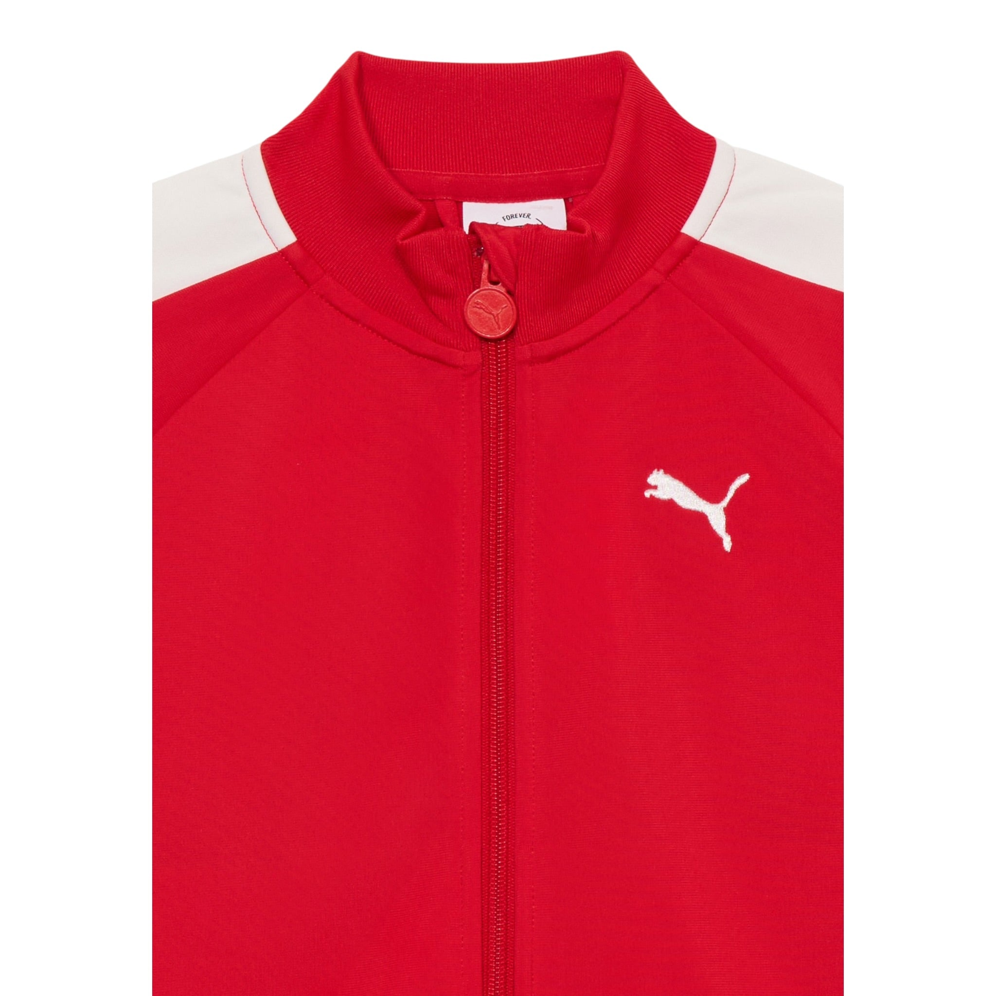 Puma Completo 2 Pezzi Felpa-Pantalone tinta unita Rosso per Bambina 633777 ROSSO PUMA 