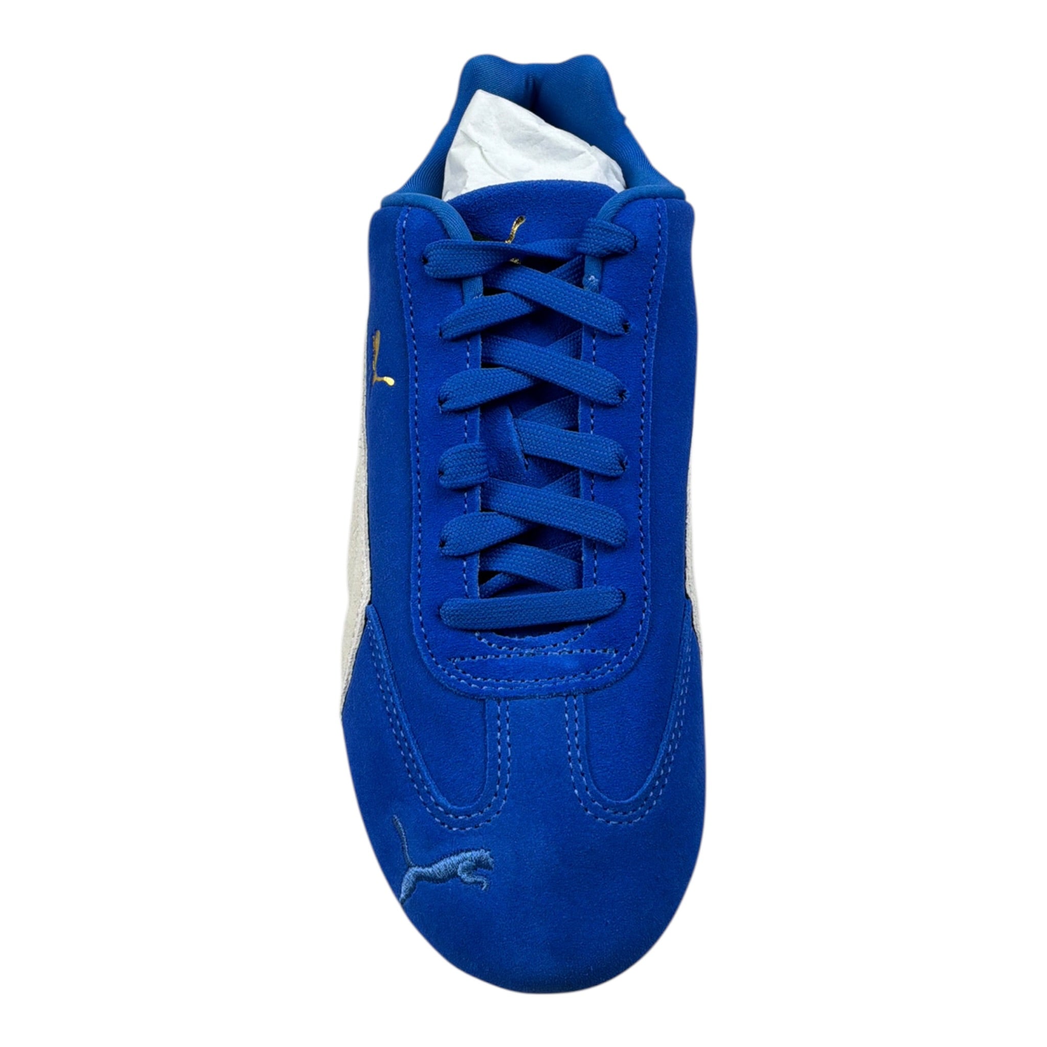 Puma Sneakers tinta unita con Lacci Blu per Bambino SPEEDCATOGJR BLU PUMA 