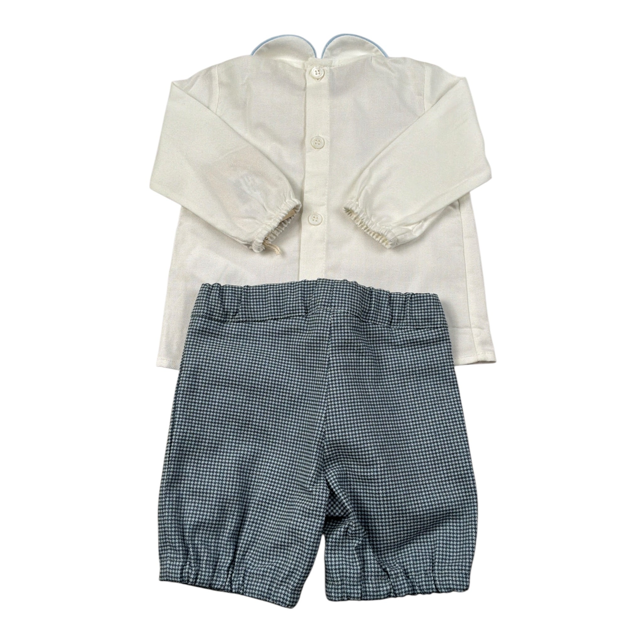 Pure Completo 2 Pezzi Camicia-Bermuda Bianco per Neonato PC02306 BIANCO PURE 