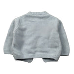 Pure Cardigan tinta unita Azzurro per Neonato PC02617 AZZURRO PURE 