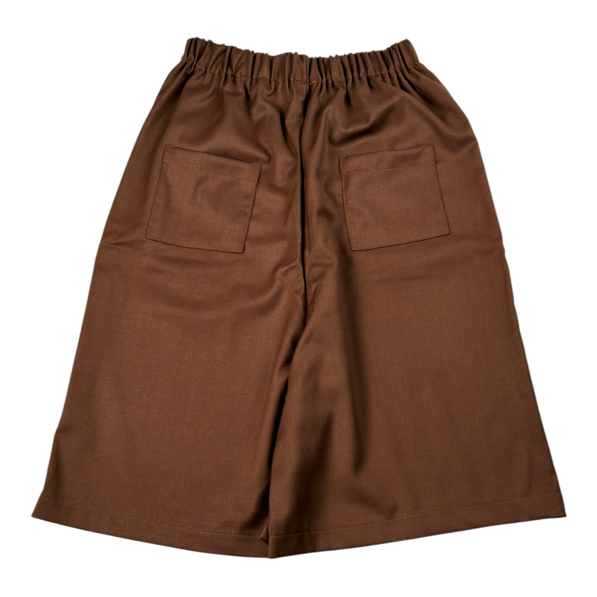 Pype Bermuda tinta unita con Elastico In Vita Marrone per Bambino NAMABAY MARRONE PYPE 