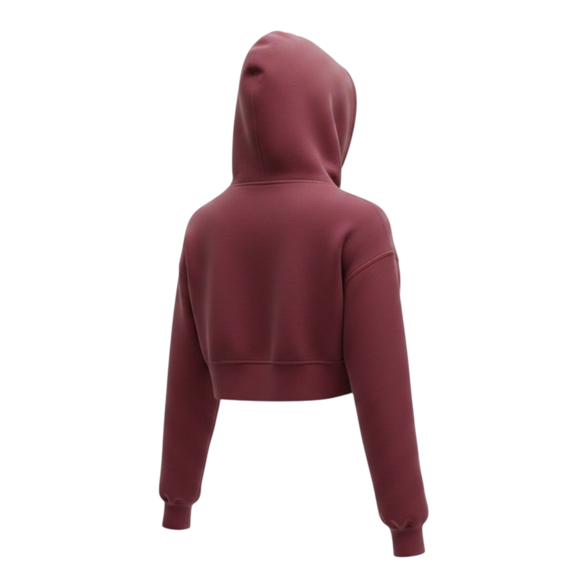 Pype Felpa tinta unita con Cappuccio E Stampa Bordeaux per Bambina SNFR BORDEAUX PYPE 