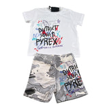 Pyrex Completo 2Pz T-Shirt-Bermuda Bianco per Neonato 0033849 BIANCO PYREX 