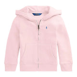 Ralph Lauren Felpa tinta unita con Zip E Cappuccio Rosa per Bambina 312833560028 ROSA RALPH LAUREN 