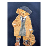 Ralph Lauren Felpa Chiusa Girocollo tinta unita con Stampa Blu per Bambino 312979037001 BLU RALPH LAUREN 