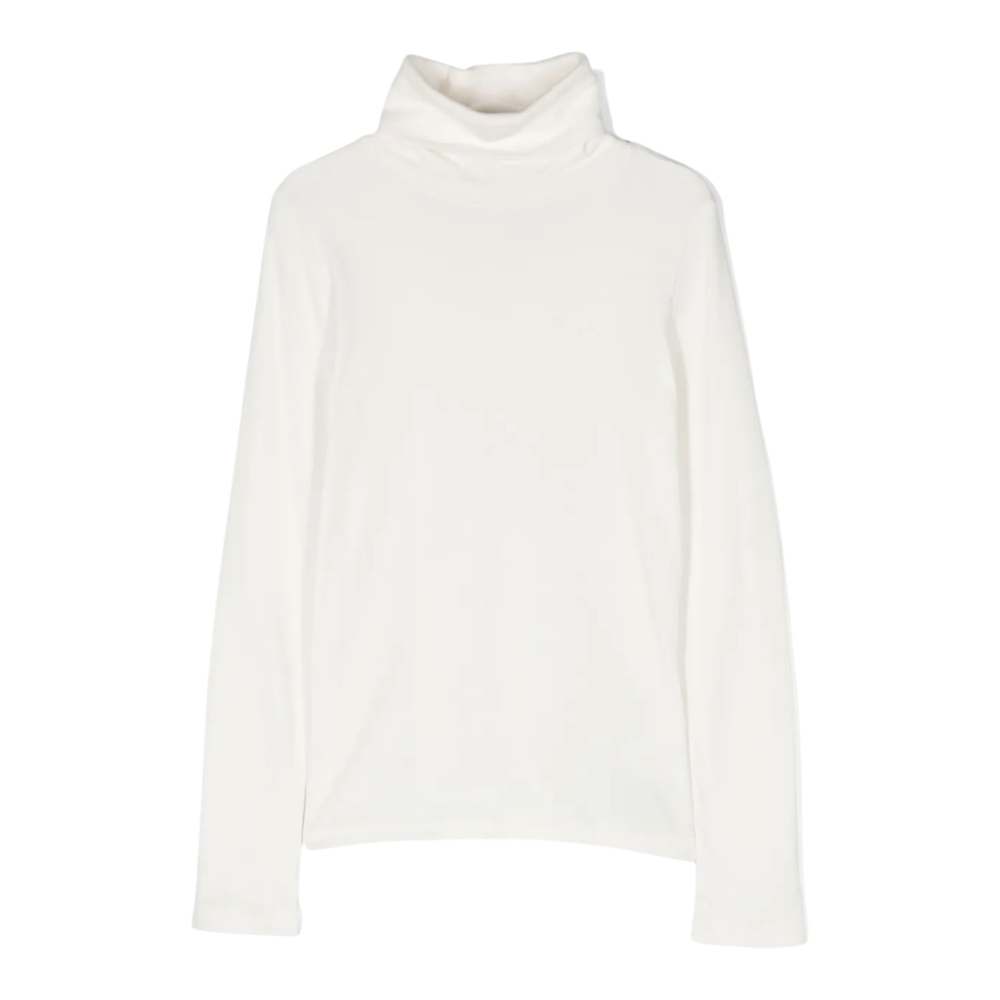 Ralph Lauren Shirt Collo Alto tinta unita con Logo Panna per Bambino 313850670001 PANNA RALPH LAUREN 