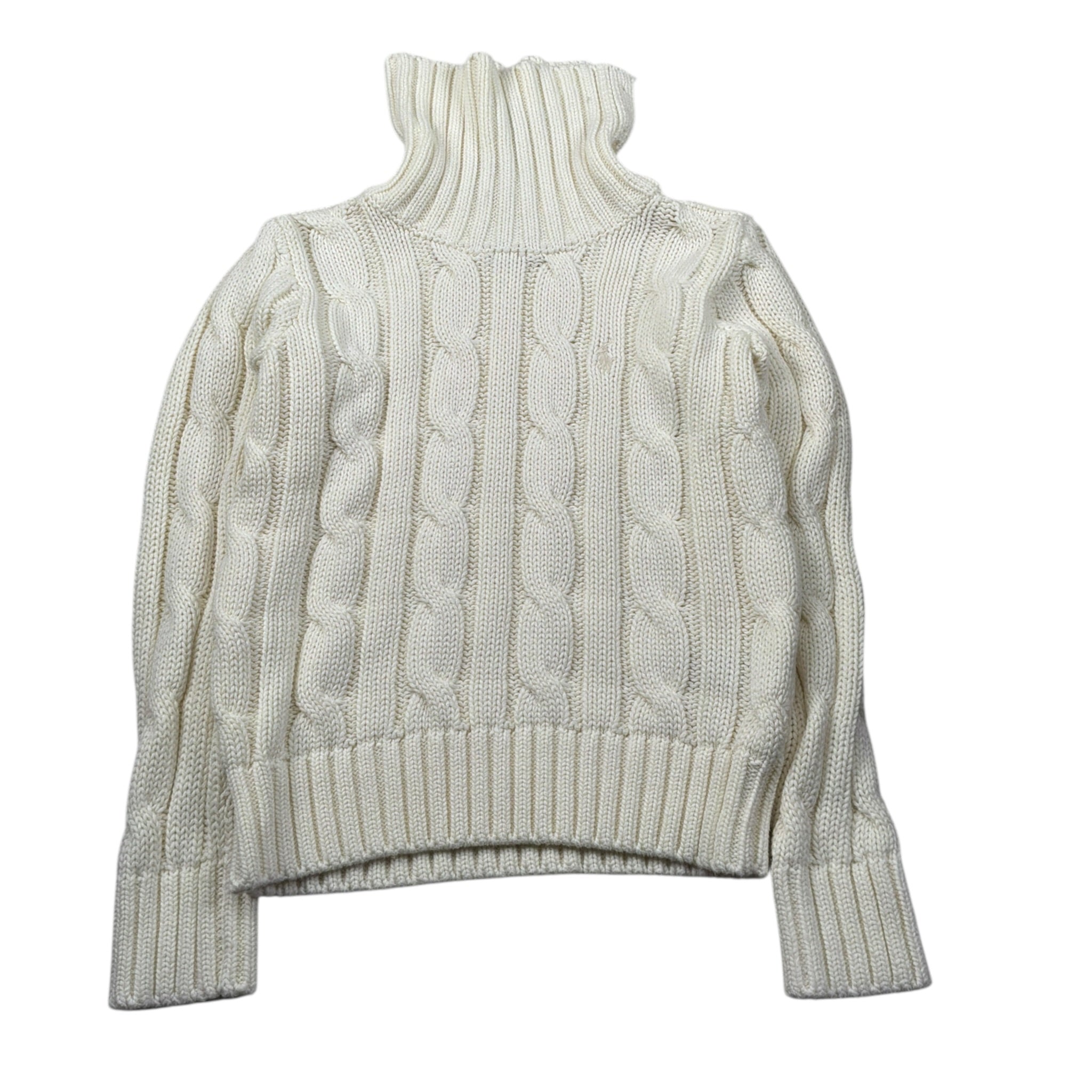 Ralph Lauren Maglia Collo Alto tinta unita Panna per Bambina 313978862002 PANNA RALPH LAUREN 