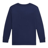 Ralph Lauren Shirt Girocollo tinta unita con Stampa Blu per Neonata 32095357600 BLU RALPH LAUREN 