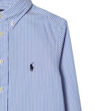 Ralph Lauren Camicia Manica Lunga Fantasia A Righe Azzurro per Bambino 322862260001 AZZURRO RALPH LAUREN 