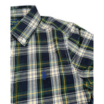 Ralph Lauren Camicia Manica Lunga Stampa Fantasia Blu/Verde per Bambino 322918247002 BLU/VERDE RALPH LAUREN 