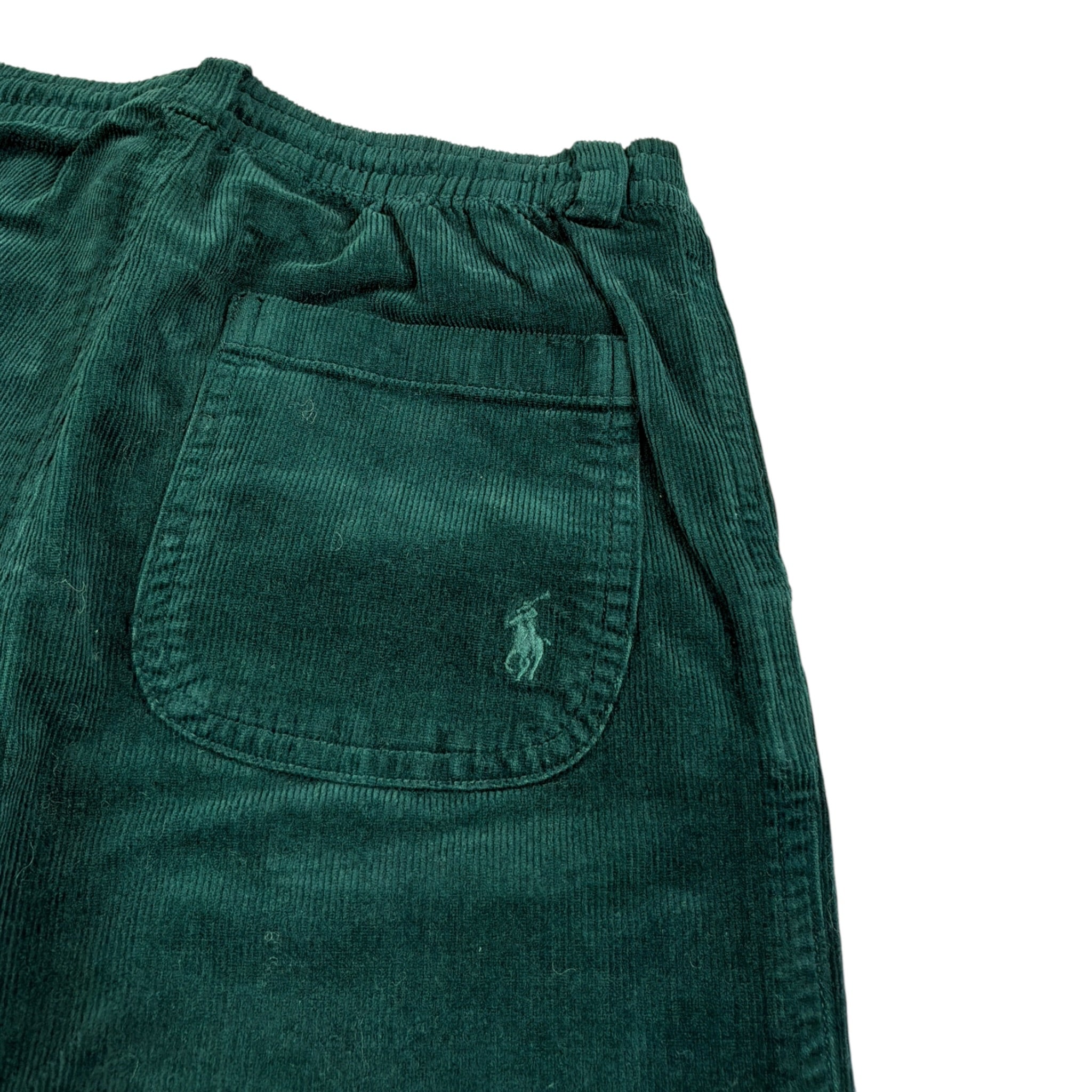 Ralph Lauren Pantalone tinta unita con Elastico In Vita Verde per Neonato 322947035003N VERDE RALPH LAUREN 