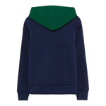 Ralph Lauren Felpa Chiusa tinta unita con Cappuccio In Contrasto Blu per Bambino 3229529489001 BLU RALPH LAUREN 