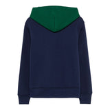 Ralph Lauren Felpa Chiusa tinta unita con Cappuccio In Contrasto Blu per Bambino 3229529489001 BLU RALPH LAUREN 