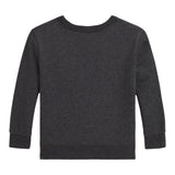 Ralph Lauren Felpa Chiusa Girocollo tinta unita con Stampa Grigio per Bambino 322979490001 GRIGIO RALPH LAUREN 