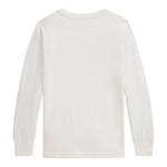 Ralph Lauren Shirt Girocollo tinta unita con Logo Bianco per Bambino 322981328001 BIANCO RALPH LAUREN 