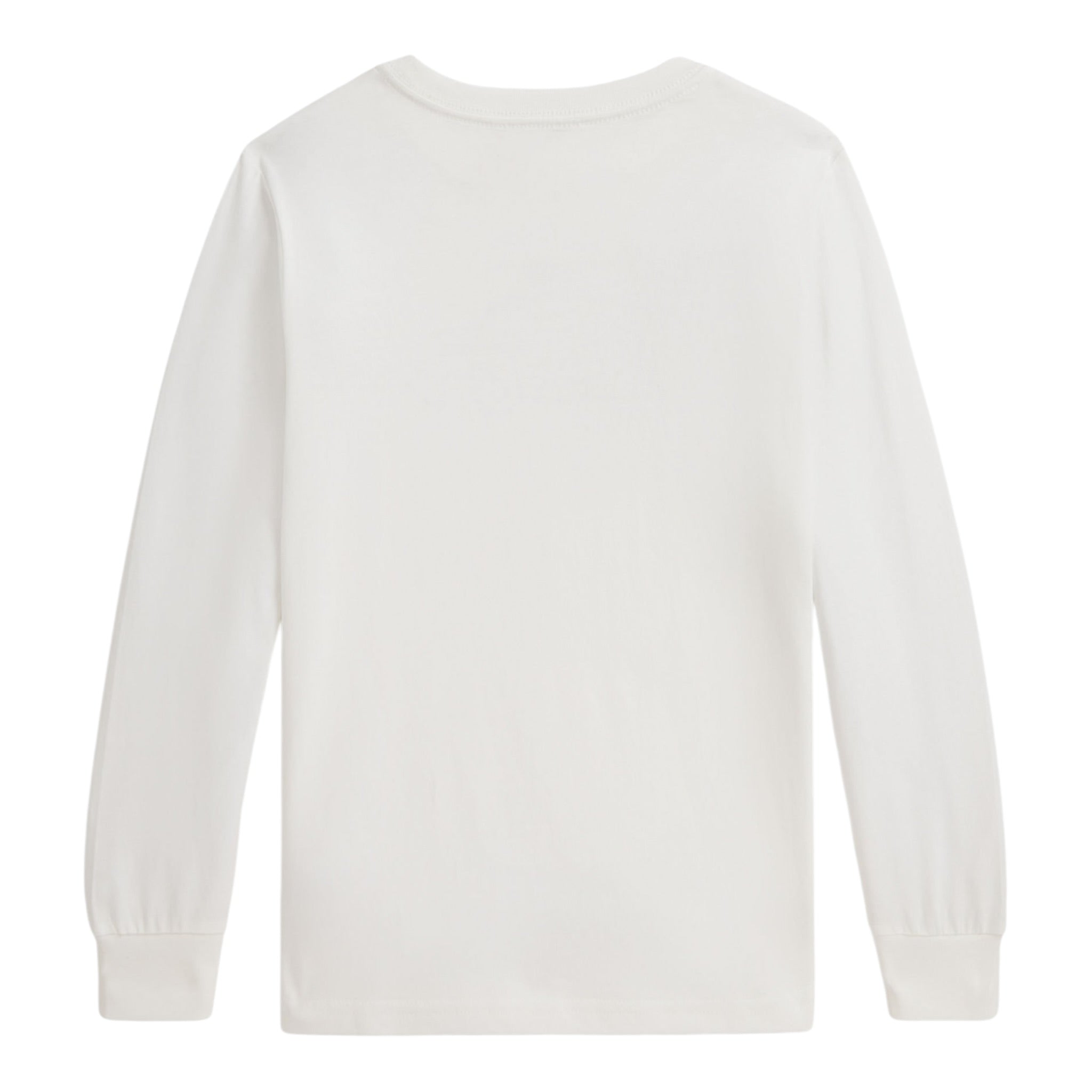 Ralph Lauren Shirt Girocollo tinta unita con Logo Bianco per Bambino 322981328001 BIANCO RALPH LAUREN 