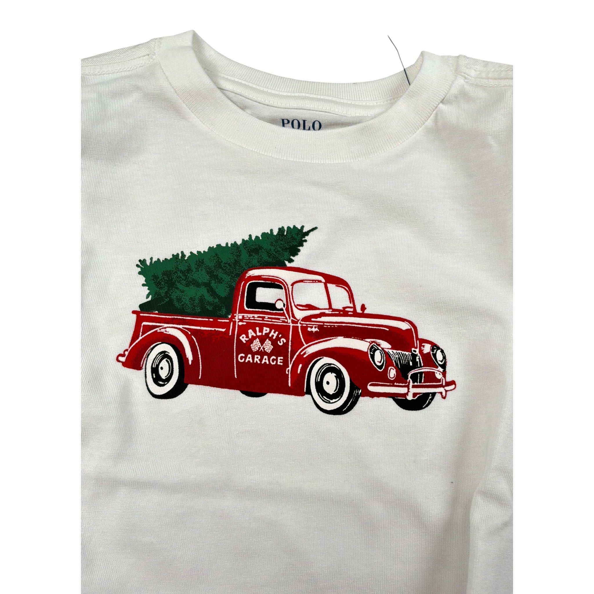 Ralph Lauren Shirt Girocollo tinta unita con Logo Bianco per Bambino 322981328001 BIANCO RALPH LAUREN 