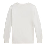 Ralph Lauren Shirt Girocollo tinta unita con Logo Bianco per Neonato 322981328001N BIANCO RALPH LAUREN 