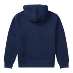 Ralph Lauren Felpa tinta unita con Zip E Cappuccio Blu per Bambino 323547626001 BLU RALPH LAUREN 