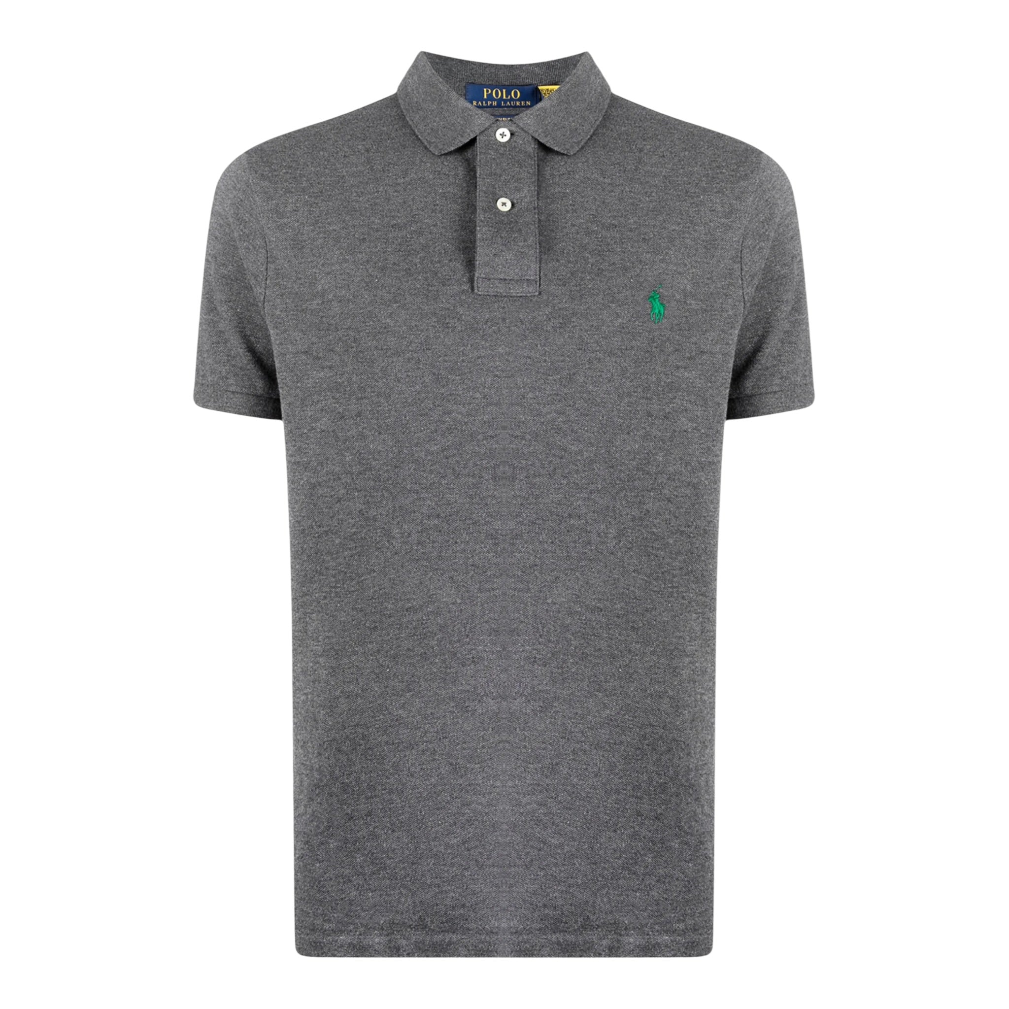 Ralph Lauren Polo Mezza Manica tinta unita Grigio per Bambino 323708857196 GRIGIO RALPH LAUREN 