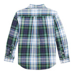 Ralph Lauren Camicia Bicolore con Fantasia Quadri Verde per Bambino 323952201002 VERDE RALPH LAUREN 