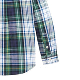 Ralph Lauren Camicia Bicolore con Fantasia Quadri Verde per Bambino 323952201002 VERDE RALPH LAUREN 