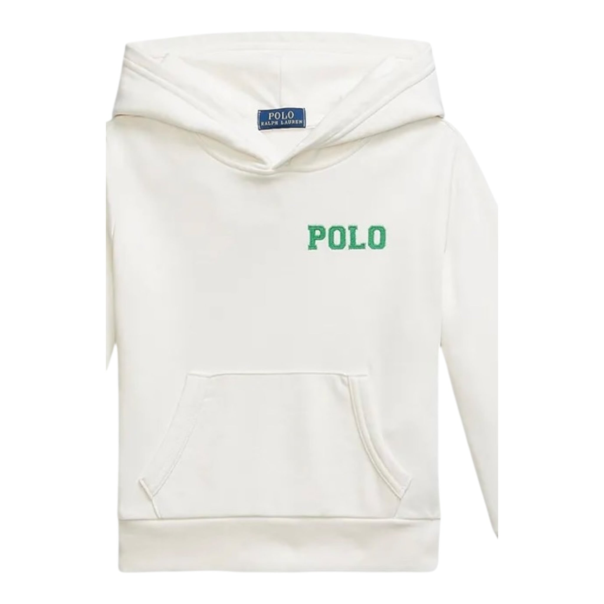 Ralph Lauren Felpa tinta unita con Cappuccio Bianco per Bambino 323977424001 BIANCO RALPH LAUREN 