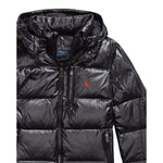 Ralph Lauren Giubbino tinta unita con Zip E Cappuccio Nero per Bambino 323978459001 NERO RALPH LAUREN 