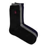 Ralph Lauren Set 3Paia Di Calzini Tricolore Blu per Bambino 443979301001 BLU RALPH LAUREN 