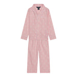 Ralph Lauren Pigiama 2 Pezzi Camicia-Pantalone tinta unita Rosa per Bambina 4P0150 ROSA RALPH LAUREN 