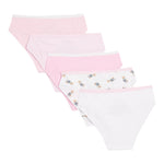 Ralph Lauren Slip 5 Pezzi Bicolore Bianco/Rosa per Bambina 4P5005 BIANCO/ROSA RALPH LAUREN 