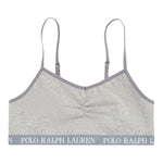 Ralph Lauren Set 2Pz Top Bicolore Bianco/Grigio per Bambina 4P5017 BIANCO/GRIGIO RALPH LAUREN 