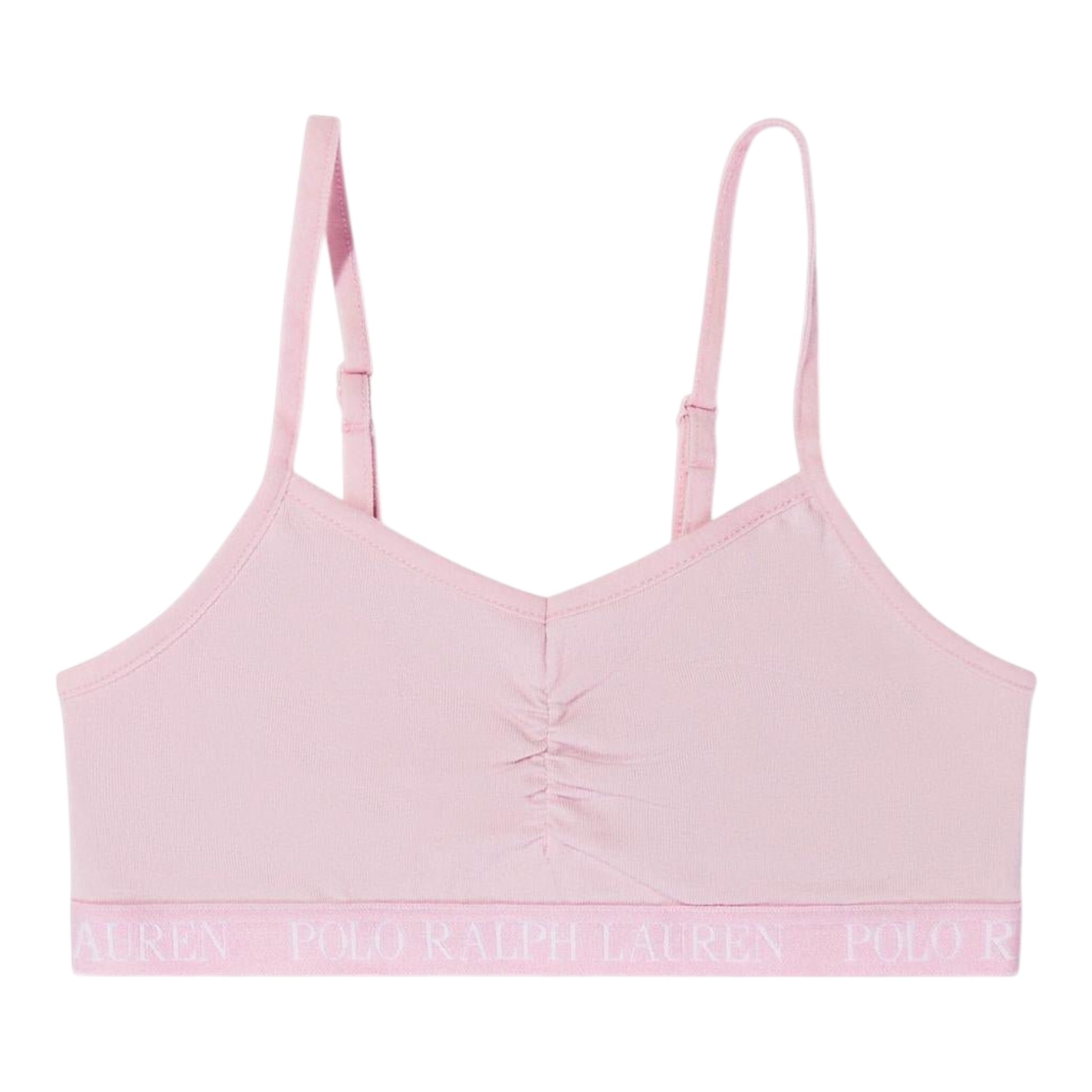 Ralph Lauren Set 2Pz Top Bicolore Bianco/Rosa per Bambina 4P5017 BIANCO/ROSA RALPH LAUREN 