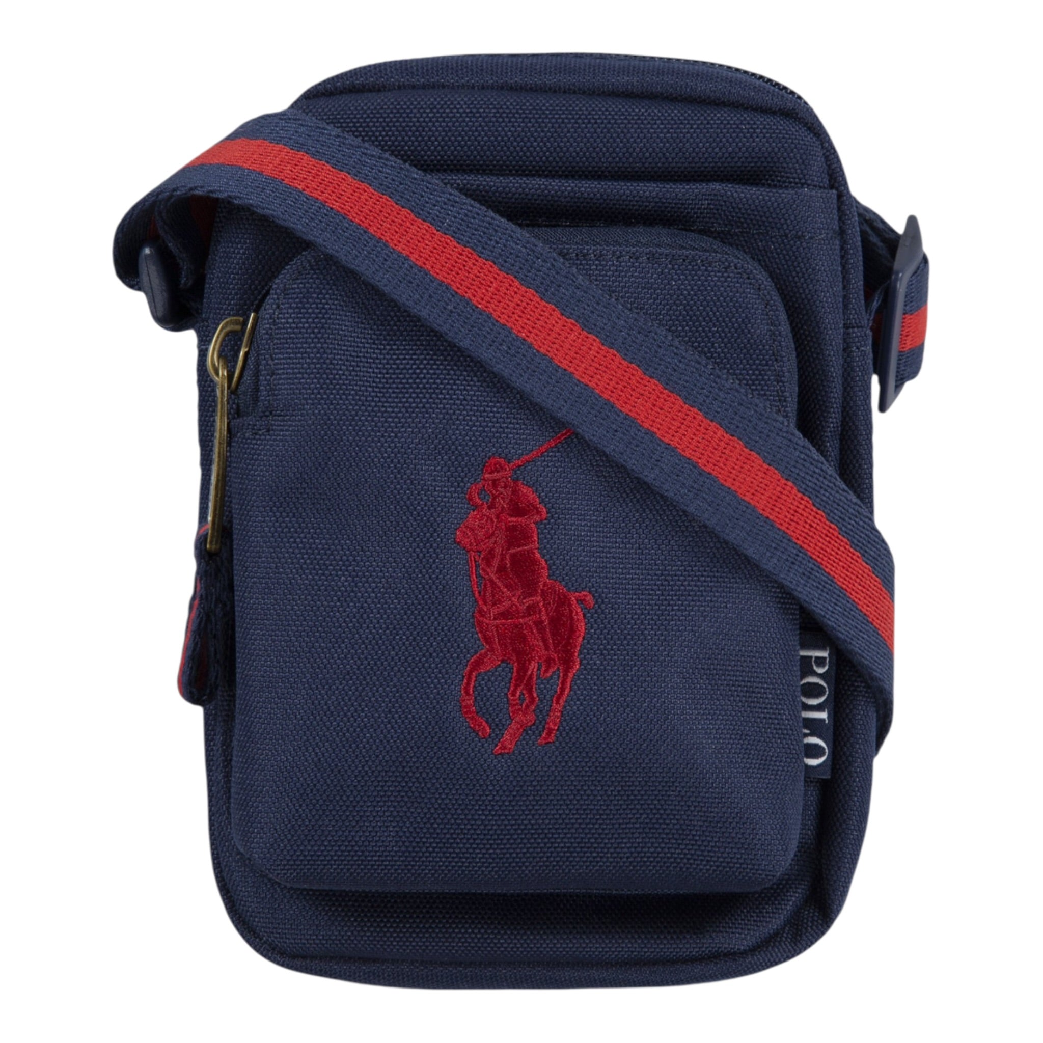 Ralph Lauren Borsello tinta unita con Logo Blu per Bambino 9AR011 BLU RALPH LAUREN 