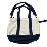 Ralph Lauren Borsa tinta unita con Logo Panna/Blu per Bambina 9AR023 PANNA/BLU RALPH LAUREN 