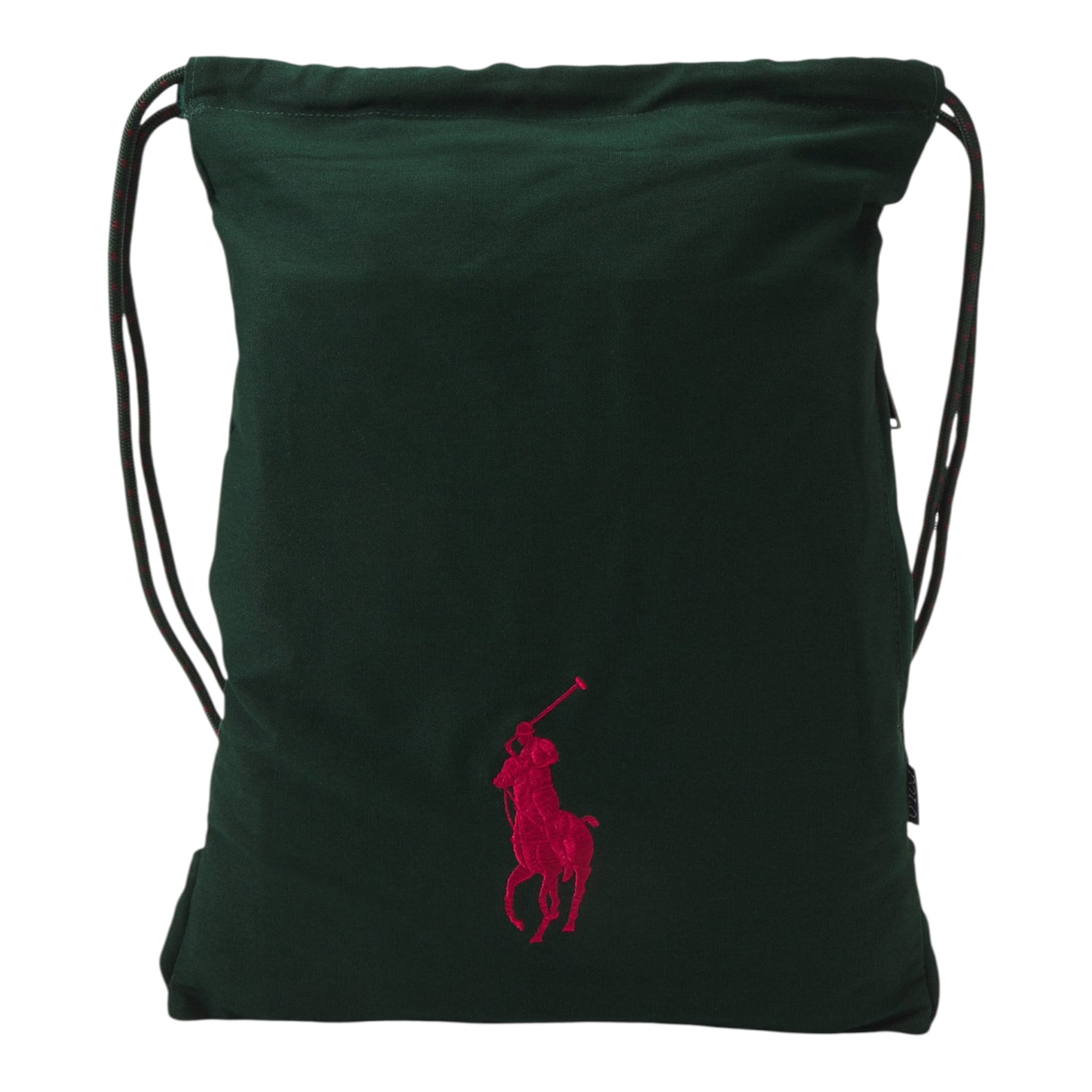 Ralph Lauren Sacca Zaino tinta unita con Logo Verde per Bambino 9AR029 VERDE RALPH LAUREN 