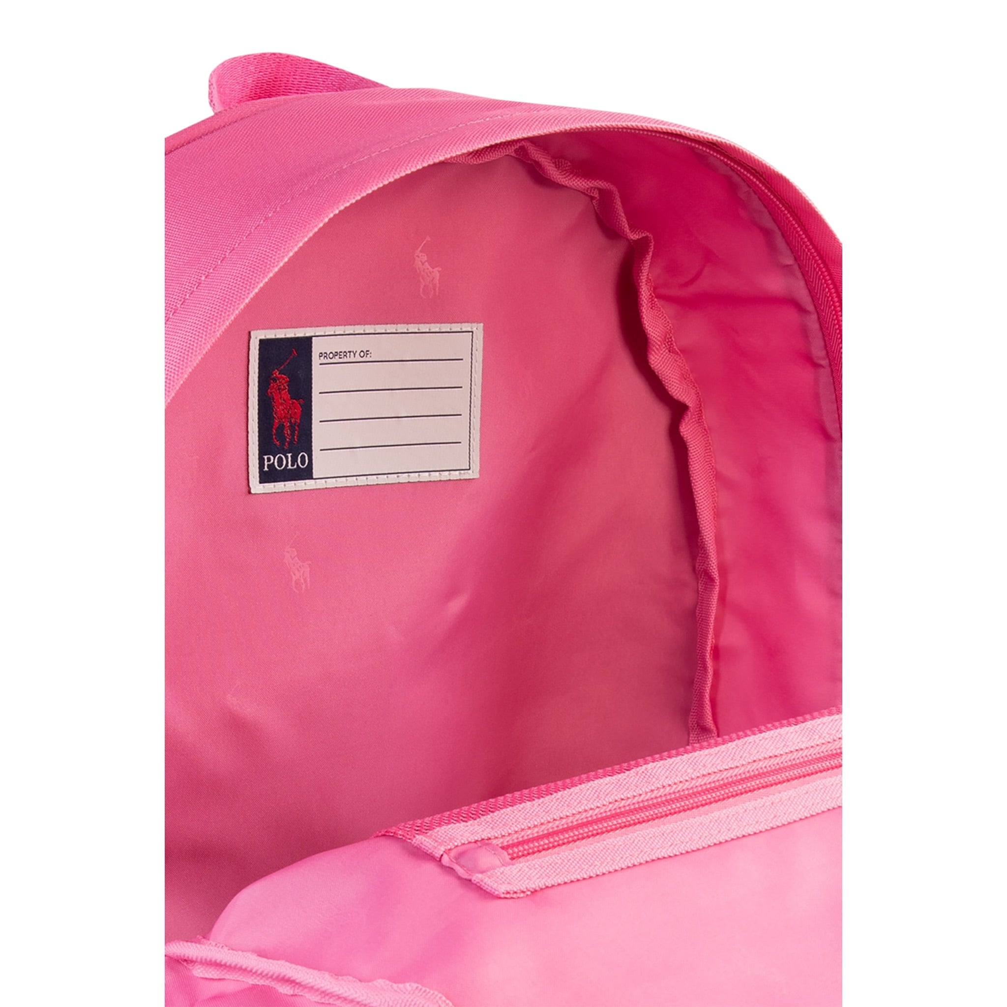 Ralph Lauren Zaino tinta unita con Logo Rosa per Bambina 9AR149 ROSA RALPH LAUREN 