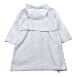 Ralph Lauren Accappatoio tinta unita con Cappuccio Bianco per Bambino 9P0188 BIANCO RALPH LAUREN 