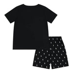 Ralph Lauren Pigiama 2 Pezzi T-Shrt + Bermuda tinta unita Nero per Bambino 9P0250 NERO RALPH LAUREN 