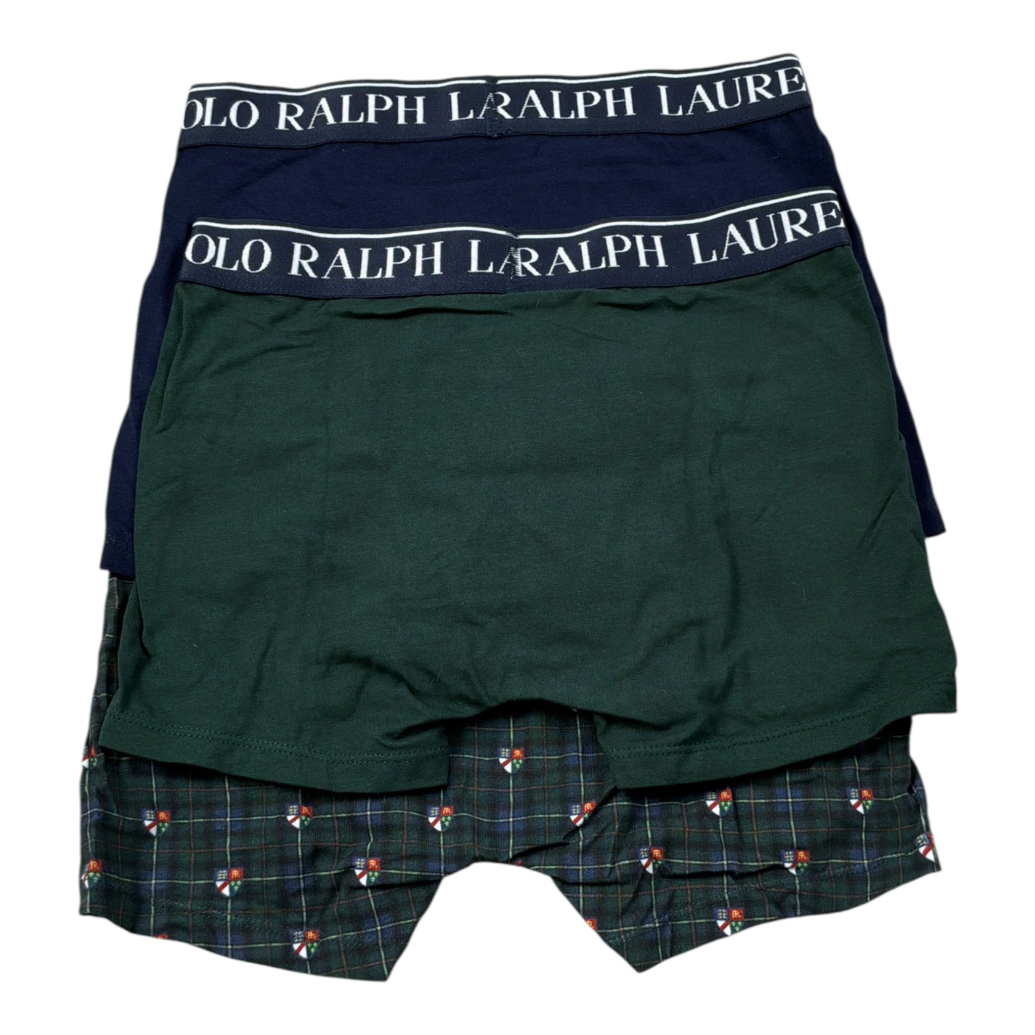 Ralph Lauren Set 3 Pezzi Boxer Bicolore Blu/Verde per Bambino 9P50015 BLU/VERDE RALPH LAUREN 