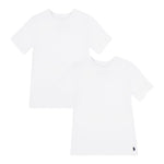 Ralph Lauren Set 2 Pezzi T-Shirt tinta unita Bianco/Nero per Bambino 9P5006 BIANCO/NERO RALPH LAUREN 